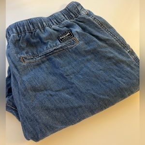 Wildfang Blue Chambray Shorts
